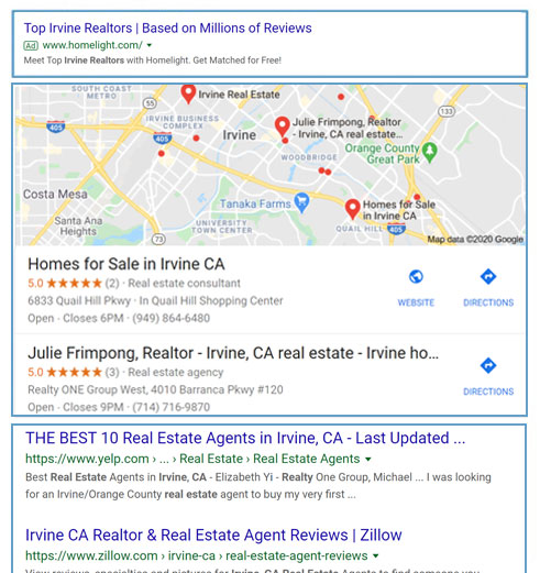 Google Search Realtor
