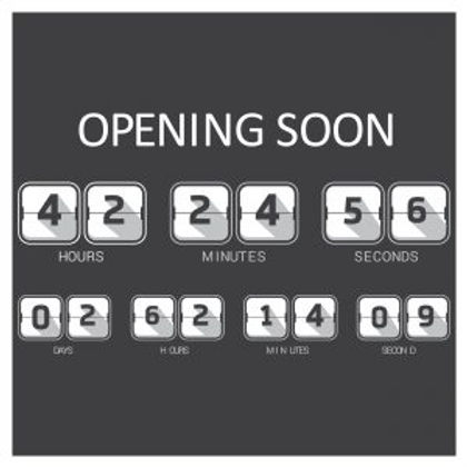 This is an image of a pretend countdown to a grand opening of a business. It adds to the importance of picking a date for a product launch.